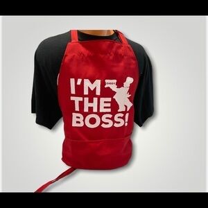 Carlo’s Bake Shop Apron Im the Boss Adjustable NEW :)